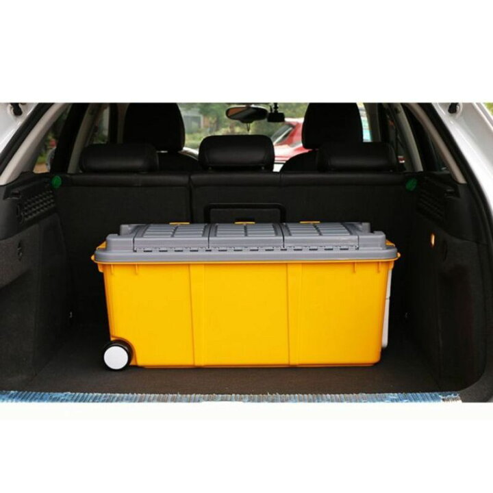 楽天市場 送料無料 キャスター付き収納ボックス コンテナボックス 取っ手付き 大容量 75l ドリンク 飲み物 洗車道具入れ 大型商品 多目的 多用途 アウトドア キャンプ コロコロ 便利 収納たくさん 収納 道具入れ 持ち運び楽々 Motto Motto