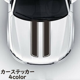 送料無料 カーステッカー デカール ボディステッカー ボンネット 車用 シール ライン おしゃれ かっこいい デコレーション ドレスアップ カスタム カー用品 自動車 外装