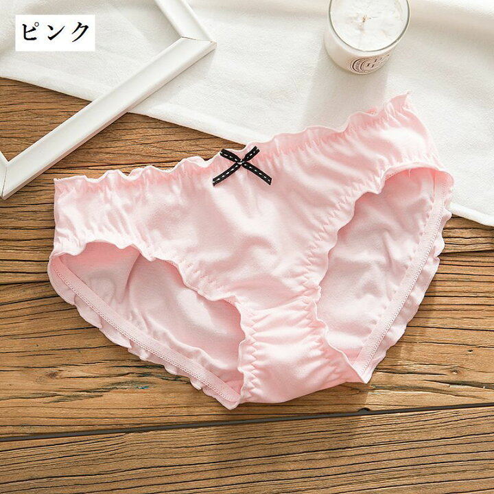 楽天市場 送料無料 レディースショーツ スタンダードショーツ 単品 無地 リボン 普段使い 日常使い パンツ パンティー インナー 可愛い かわいい 女性用下着 女性用 婦人用 レディースパンツ Motto Motto