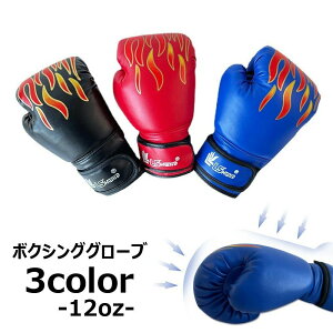 送料無料 ボクシンググローブ パンチンググローブ 12オンス 12oz 練習 スパーリング トレーニング 大人用 男性用 女性用 初心者用 打撃 空手 総合格闘技 キックボクシング テコンドー 武道 ボ