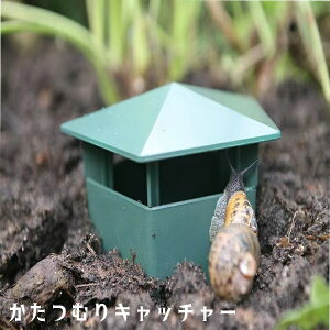 送料無料 かたつむり捕獲機 カタツムリ捕獲機 かたつむり捕獲トラップ カタツムリキャッチャー ガーデニング用品 虫取り器具 害虫捕獲機 罠 トラップ 庭 玄関 カタツムリトラップ ハウス型