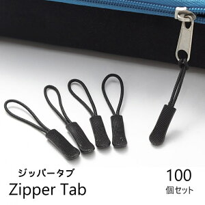 送料無料 ジッパータブ ジッパープル 100個セット ファスナー 引き手 持ち手 チャック ジッパーヘッド プルタブ 部品 パーツ ジッパー 交換用 替え 金具 交換部品 修理 手芸パーツ 和洋裁材料