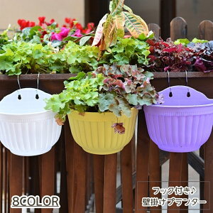送料無料 壁掛けプランター 植木鉢 壁掛け プラスチック フック付き 柔らかい ハンギング 壁 壁掛け鉢 ウォールポット フラワーポット プランター おしゃれ かわいい ハングプランター 花