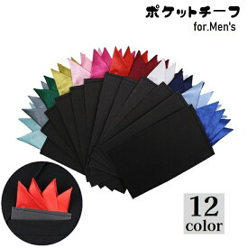 送料無料 ポケットチーフ 台紙付き メンズ 男性用 挿すだけ ワンタッチ 差し込み式 簡単 胸ポケット 紳士 フォーマル 結婚式 披露宴 冠婚 パーティー