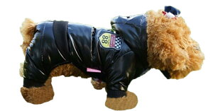 送料無料 ペット用 犬用 洋服 ドッグウェア アウター コート 中綿ブルゾン ジャンパー カバーオール つなぎ 小型犬 中型犬 ナイロン パーカー フード付き 暖かい あったかい 防寒対策 寒さ対