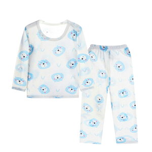 送料無料 パジャマ 子供用 キッズ ベビー ジュニア 上下セット 男の子 女の子 寝間着 寝巻 長袖 長ズボン プルオーバー ラウンドネック イラスト 総柄 プリント アニマル 車 おしゃれ かわい