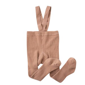 送料無料 タイツ リブタイツ 子供服 ベビー 赤ちゃん 女の子 男の子 サスペンダー付き ハイウエスト 無地 シンプル ストッキング インナー 下着 ホワイト ブラック グレー ブルー ピンク カ