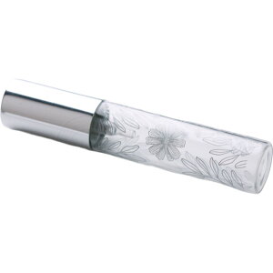 送料無料 アトマイザー 詰替容器 スプレー 10ml 透明 香水 ボトル ボタニカル リーフ フラワー 花 はっぱ 植物 葉 持ち運び おしゃれ かわいい 少量 小型 プリント 柄入り