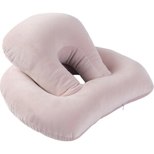 送料無料 腕枕 ネックピロー クッション 枕 ピロー 腰当て 穴あき ホールクッション お昼寝 うつ伏せ寝 仮眠用 休憩 洗える 洗濯可能 首枕 デスク オフィス