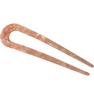 送料無料 Uピン かんざし ヘアアクセサリー 髪飾り ヘアピン レディース ヘアアレンジ まとめ髪 マーブル模様 べっ甲柄 ヘアアクセント おしゃれ 可愛い