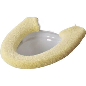 送料無料 便座カバー トイレカバー U型 スナップボタン留め 装着簡単 トイレ用品 インテリア雑貨 日用品 洗える おしゃれ かわいい ふわふわ 単色 無地 電気代節約 エコ