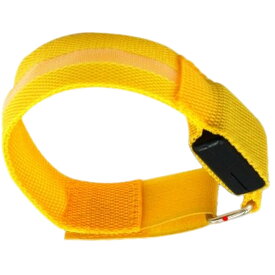 送料無料 リストバンド アームバンド LEDライト ランニングライト 光る 目立つ 発光 安全対策 電池式 サイズ調節可 マジック テープ 男女兼用 ユニセックス 夜間 ランニング ジョギング お散歩 サイクリング ウォーキング アウトドア シンプル 便利