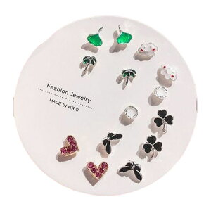 送料無料 スタッドピアス キャッチピアス 6点セット 7点セット レディース アクセサリー 耳飾り ミニ 小さい ラインストーン 可愛い おしゃれ 女性用 婦人用 ファッション小物 プレゼント 誕