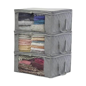 送料無料 衣類収納ケース 押入れ収納 衣装ケース 大容量 持ち手付き 折りたたみ 中身が見える 不織布 衣替え ソフトケース 収納袋 整理整頓