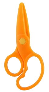 送料無料 安全はさみ プラスチック製ハサミ 学校用 子供用 子ども キッズ 文房具 紙切り 練習 DIY 右手用 ミニ 軽量 安心 初めて