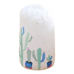 送料無料 布団収納袋 布団収納ケース 巾着型 円筒型 衣類収納 衣装ケース 大容量 省スペース 防水 防塵 シンプル 可愛い イラスト 寝具収納 引っ越し 衣替え 押入れ クローゼット タンス 整