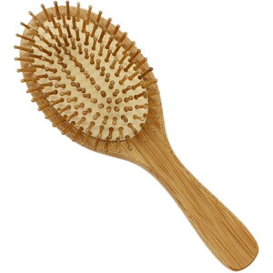 送料無料 ヘアブラシ ヘアーブラシ クッションブラシ レディース メンズ 竹 木製 ウッド コーム くし 櫛 ヘアケア 頭皮 ブラッシング