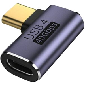  ϊA_v^[ USB4 Type-C PD[d 100W f[^] 40Gbps 8K 60Hz U^ L E90°