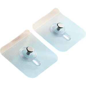 送料無料 粘着フック 壁掛けフック 4枚セット クリア 透明 強力 貼り付け跡なし 防水 耐荷重5kg 収納 キッチン 浴室 洗面所 トイレ