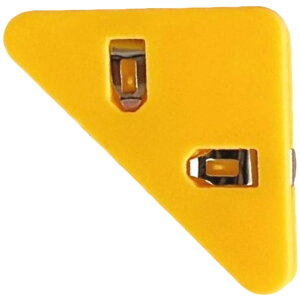 送料無料 コーナークリップ 5個セット 三角クリップ メモクリップ 紙挟み 袋留め クリア マット コーナーブックマーク 事務用品 文房具 書類整理