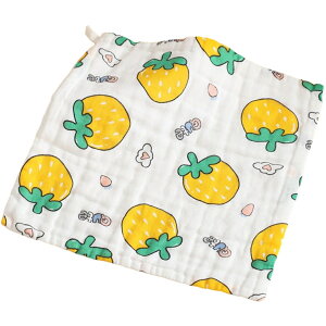 送料無料 ガーゼタオル 単品 25×25cm ガーゼハンカチ フェイスタオル 正方形 ベビー キッズ 赤ちゃん 子供用 ハンドタオル 手拭き 顔拭き 女の子 男の子 日用品雑貨 出産祝い 可愛い