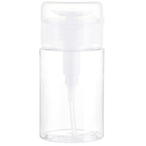 送料無料 詰め替え容器 プッシュボトル ポンプディスペンサー 小分けボトル 100ml 化粧水 携帯 持ち運び 透明 クリア 旅行 トラベル