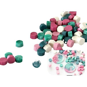 送料無料 シーリングワックス 封蝋 シーリングスタンプ 100粒 マーブルカラー 小粒 カラフル 結婚式 招待状 手紙 封 蝋 ギフト ラッピング おしゃれ かわいい 手作り ハンドメイド カラバリ豊