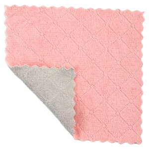 送料無料 キッチンクロス 同色5枚セット 布巾 ふきん 雑巾 ハンドタオル 食器 テーブル コップ 厚手 吸水 掃除 油汚れ マイクロファイバー