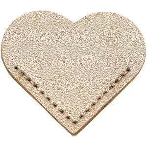 送料無料 コーナークリップ 三角クリップ 同色3個セット ハート フェイクレザー 保護 カバー 整理 文房具 単色 かわいい カラバリ豊富