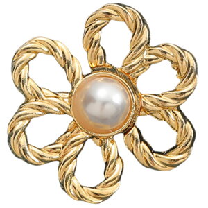 送料無料 ウエストバックル 2個セット ウエストアジャスター ウエスト調整 フック ピン 花 フラワー フェイクパール ジーンズ デニム ズボン スカート ボトムス お直し 詰める おしゃれ かわ