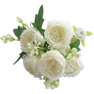 送料無料 フェイクフラワー 造花 インテリア フラワー バラ 薔薇 牡丹 カラバリ豊富 蕾 つぼみ 大きめ アレンジメント DIY 花束 花 かわいい おしゃれ