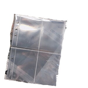 送料無料 クリアポケット クリアファイル 10枚セット A5サイズ 6穴 片面 両面 リフィル トレカ カード 写真整理 フォト アルバム 透明 クリア シンプル おしゃれ オーロラ マット