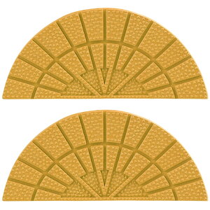 送料無料 靴底用滑り止めパッド 滑り止め 靴裏 くつ 左右 2個セット かかと用 すり減り対策 摩擦 ゴムパッド