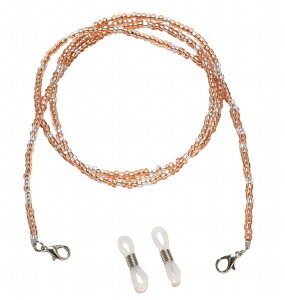 送料無料 メガネストラップ マスクストラップ レディース メンズ 女性 男性 ユニセックス 男女兼用 生活雑貨 ファッション雑貨 カニカン ビーズ カラフル ピンク ブルー グレー かわいい キ