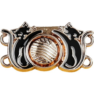 送料無料 ウエストバックル ウエストアジャスター ボタン フック ウエスト調整 猫 ネコ ねこ かわいい おしゃれジーンズ デニム ズボン スカート ボトムス お直し 詰める 裁縫 手芸 DIY パー