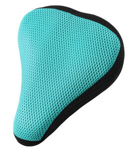 送料無料 サドルカバー サイクルカバー 自転車用品 椅子カバー サドルクッション メッシュ 通気性 ソフト やわらかい サイクリング 滑りにくい 単色 無地 シンプル 汚れ防止 防滑 蒸れにく