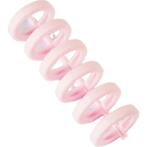 送料無料 ルーズリーフリング バインダーリング 10個セット 6穴 90枚 カット 留め具 とじ具 クリップ 文具 DIY 製本 資料 整理 カレンダー 手帳 アルバム