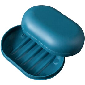 送料無料 石けんケース 石鹸入れ 石けん置き ソープディッシュ ソープトレー フタ付き 蓋 洗面用具 バス用具 キッチン せっけん箱 持ち運び 無地 単色 シンプル