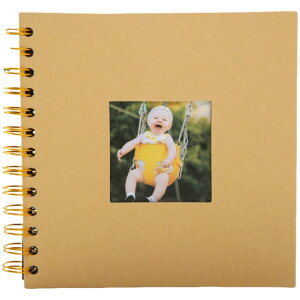 送料無料 フリーアルバム フリー台紙 20ページ スクラップブック 生活雑貨 貼り付け式 貼るタイプ リングアルバム 正方形 四角形 スクエア型 黒台紙 無地 ブラック ホワイト ピンク シンプル