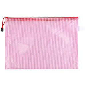 送料無料 ファイルケース クリアケース メッシュケース ジッパー ファスナー ペンケース 小物収納 収納 事務用品 文房具 書類 ノート A4 A5 整理整頓 片付け