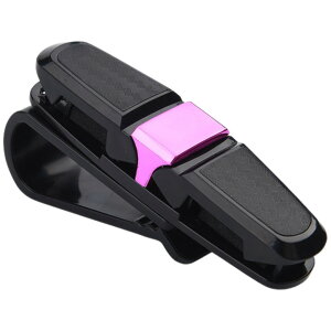 送料無料 サングラスクリップ サングラスホルダー 車用 カー用品 挟む 引っ掛け収納 簡単取り付け 180度回転 車載 カーアクセサリー メガネクリップ メガネホルダー カードホルダー 便利