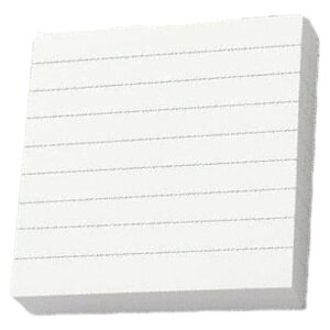 送料無料 付箋 2束セット 80枚 7.5cm 正方形 スクエア型 罫線 横線 ヨコ線 格線 空白 無地 ふせん 文房具用品 手紙 伝言 メモ レター 紙 プレゼント 誕生日 シンプル ホワイト ブラウン クラフト