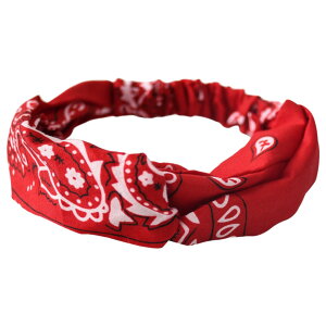 送料無料 ヘアバンド 女性 レディース 男性 メンズ 男女兼用 ヘアアクセサリー ヘッドバンド ヘアターバン バンダナ風 ペイズリー柄 個性的 かわいい おしゃれ エスニック風 エキゾチック風