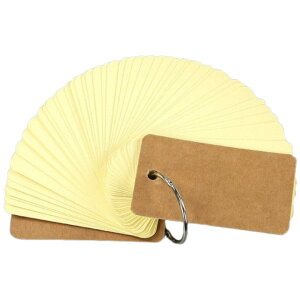 送料無料 単語帳 単語カード 50枚 同色3個セット 文具 事務用品 多目的カード リング 大きめ 無地 単色 シンプル かわいい おしゃれ 英単語 テスト対策 暗記 勉強