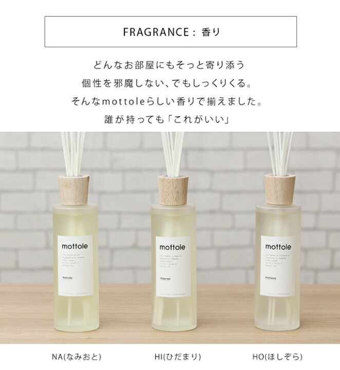 楽天市場 なみおと7月頃入荷予定 リードディフューザー 430ml Mtl A009 送料無料 Mottole アロマ ディフューザー フレグランス スティック 芳香 剤 大容量 長持ち モノトーン プレゼント 父の日 Mottole