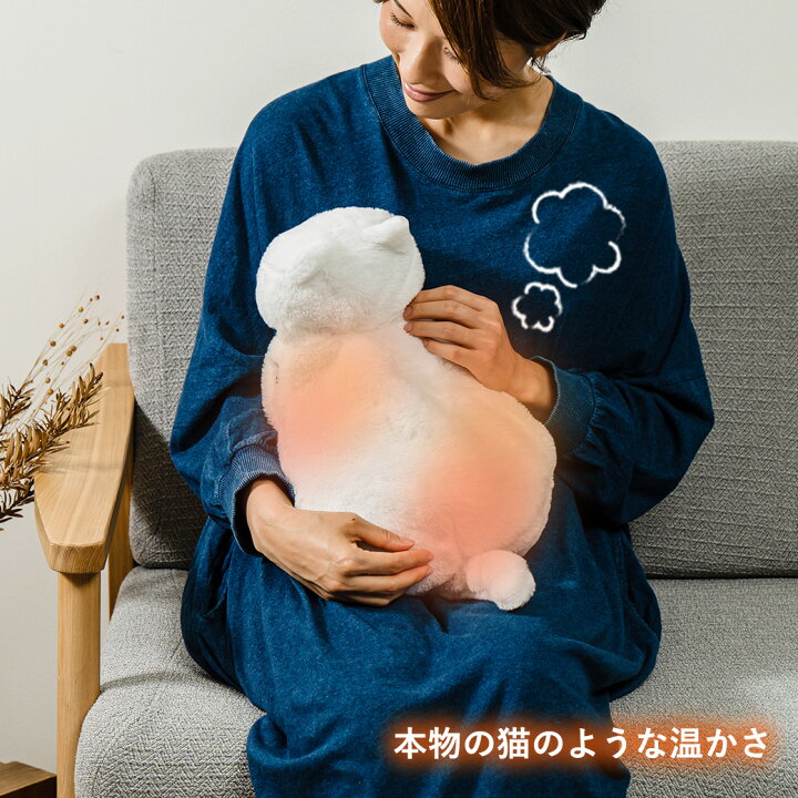 楽天市場】【mottole公式店】モットル にゃたんぽ 湯たんぽ 充電式 猫 