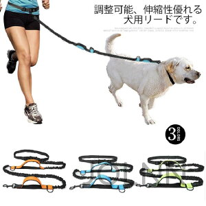 【送料無料】ハンドル付き 延長 スポーツ 伸縮可能 小型犬 ダブルリード 大型犬 ハンズフリー 中型犬 防止 外れない 大型犬 犬 リード