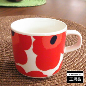 マリメッコ コーヒーカップ UNIKKO（ウニッコ）/RED【店頭受取も可 吹田】