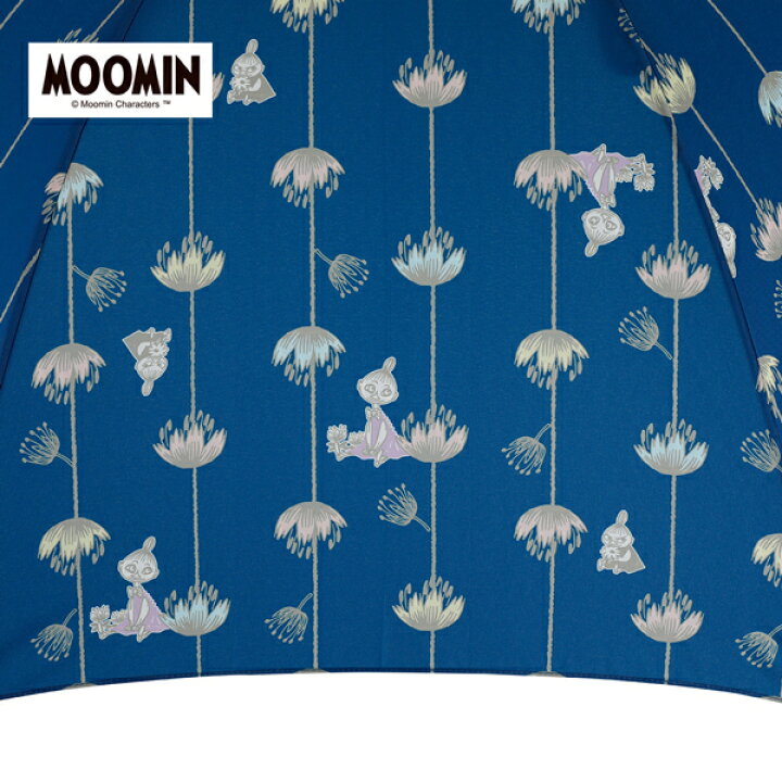 楽天市場 ムーミン 長傘 雨晴兼用 ジャンプ傘 リトルミイ ミムラ姉さんと花 店頭受取も可 吹田 モットズット