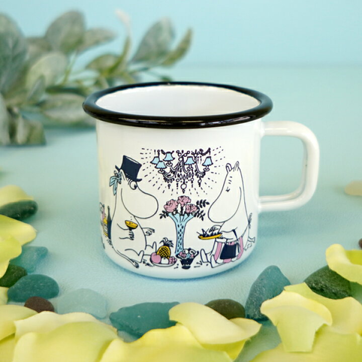 楽天市場】ムーミン×ムールラ ホーロー マグカップ370ml Date Night 